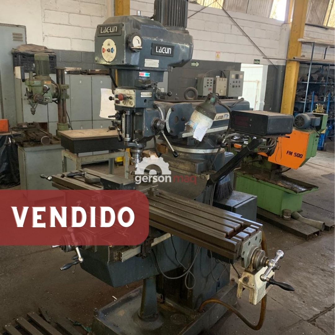 FRESADORA FERRAMENTEIRA INFRESA LAGUN ISO 30 MODELO FTV2